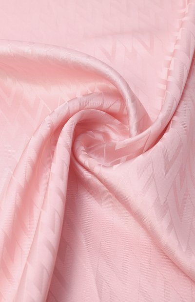 Шелковый платок VALENTINO розового цвета по цене 55300 руб., арт. 8W2EI114/DAA, фото 3 Шелковый платок VALENTINO, арт. 8W2EI114/DAA, фото 3