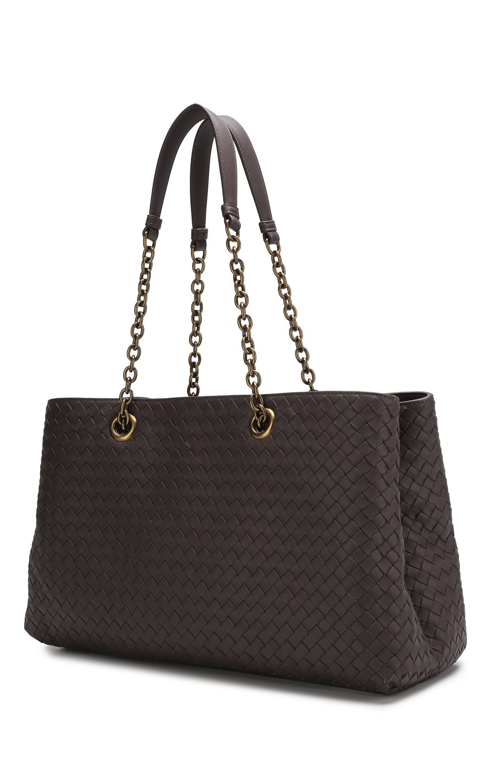 Сумка-тоут с плетением intrecciato BOTTEGA VENETA сиреневого цвета по цене 315000 руб., арт. 389413/V00AD, фото 3 Сумка-тоут с плетением intrecciato BOTTEGA VENETA, арт. 389413/V00AD, фото 3