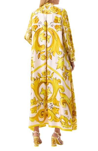 Шелковое платье DOLCE & GABBANA, арт. F6JDET/HI1TK, фото 4