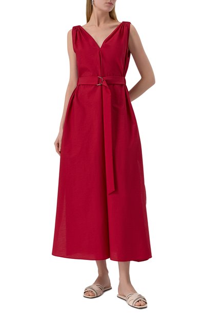 Хлопковое платье BRUNELLO CUCINELLI, арт. M0F79A5092, фото 3