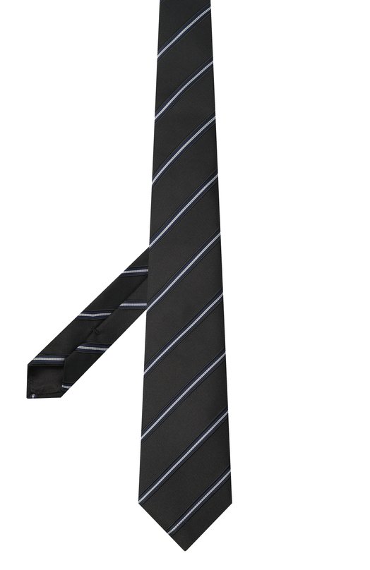 Галстук из шелка и хлопка Giorgio Armani GM000800/TE16570 Чёрный  GM000800/TE16570 Фото 3