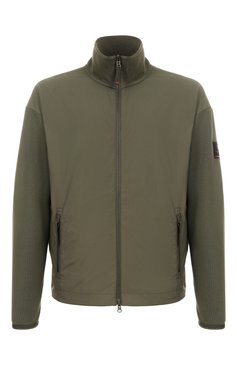 Мужской комбинированная толстовка BOGNER FIRE+ICE хаки цвета, арт. 84478576 | Фото 1 (Рукава: Длинные; Материал внешний: Хлопок, Синтетический материал; Длина (для топов): Стандартные; Мужское Кросс-КТ: Толстовка-одежда; Стили: Милитари)