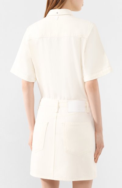Джинсовое платье RAG AND BONE белого цвета по цене 37350 руб., арт. WCW20S3031VP31, фото 4 Джинсовое платье RAG AND BONE, арт. WCW20S3031VP31, фото 4