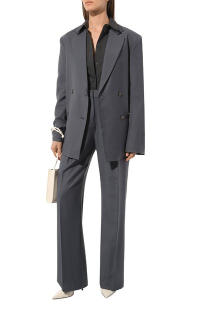 Шерстяные брюки LOULOU DE SAISON, арт. SBIRU, фото 2