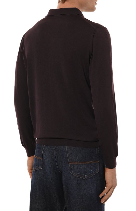 Шерстяное поло Svevo Бордовый, фото 4