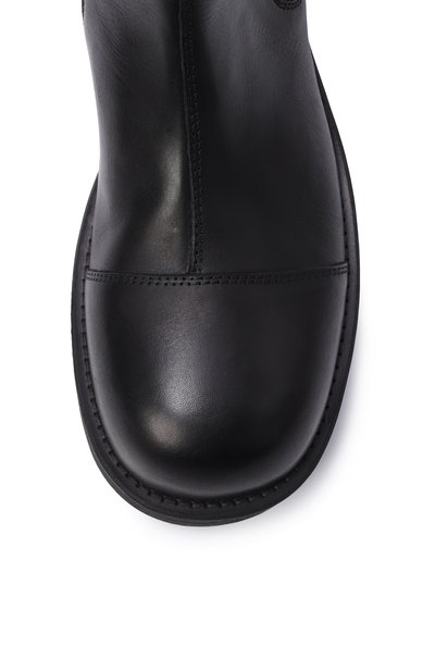 Кожаные челси biker MM6 черного цвета по цене 97050 руб., арт. SH1WU0014/P7431, фото 5 Кожаные челси biker MM6, арт. SH1WU0014/P7431, фото 5