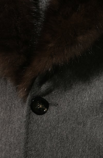 Кашемировое пальто с подкладкой из кролика и соболя KITON, арт. UW0618MV03S28, фото 5