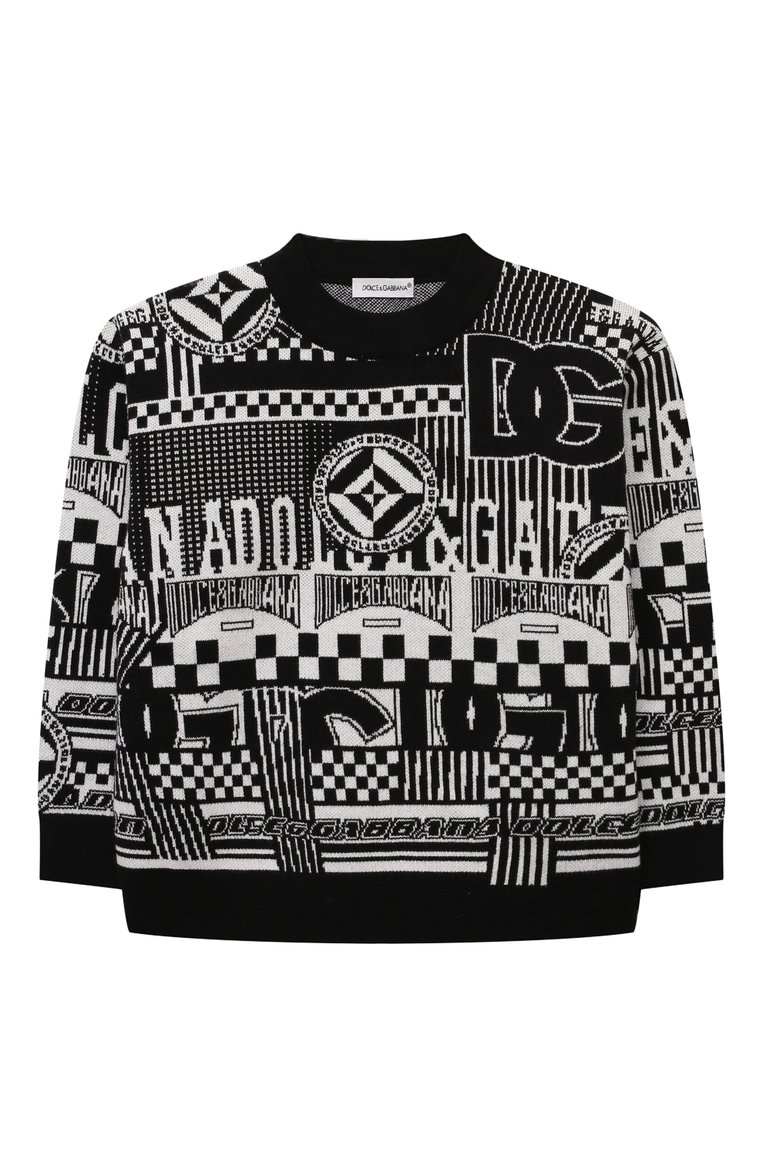 Свитер из хлопка и кашемира DOLCE & GABBANA, арт. L4KWE2/JFMHY, фото 1