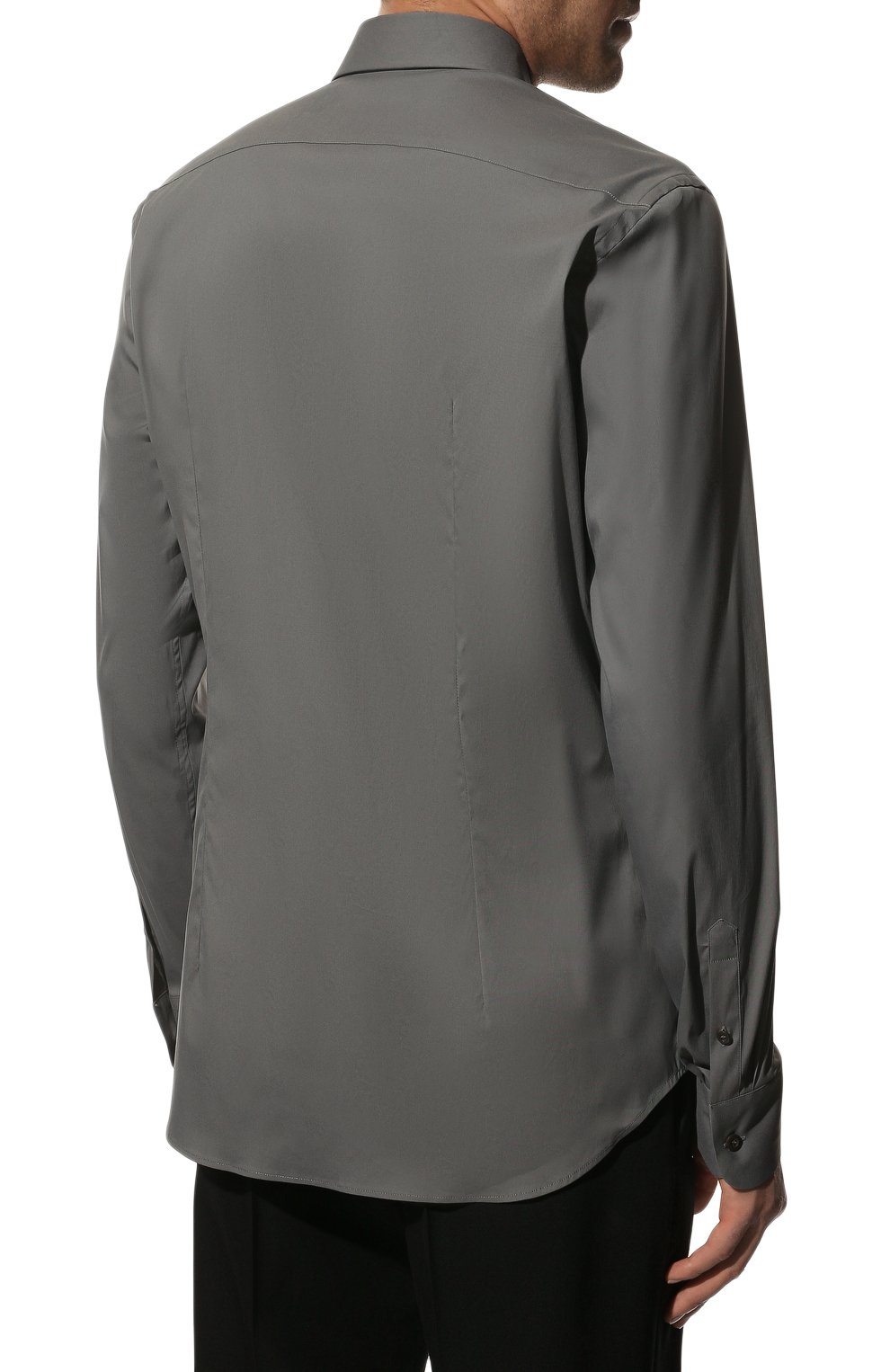 Хлопковая рубашка PRADA, арт. UCM608-F62-F0BJ9, фото 4