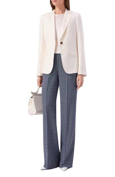 Брюки из шерсти и шелка KITON, арт. D48122K0944G, фото 2