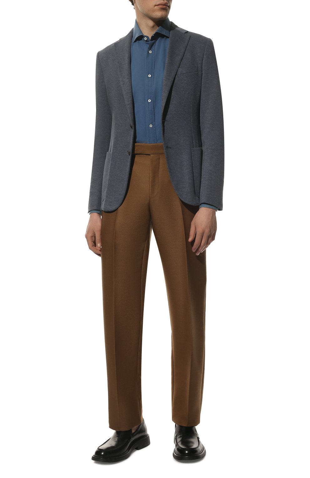 Однобортный пиджак CORNELIANI синего цвета по цене 96350 руб., арт. 89X523-2118814/90, фото 2 Однобортный пиджак CORNELIANI, арт. 89X523-2118814/90, фото 2