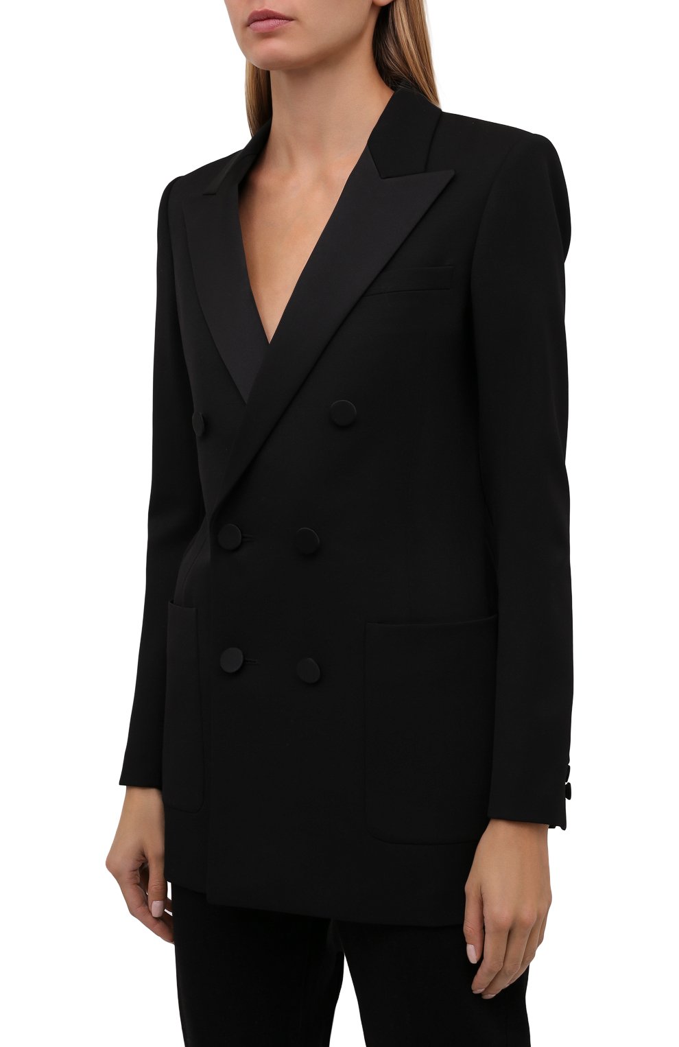 Шерстяной жакет SAINT LAURENT, арт. 665488/Y512W, фото 3