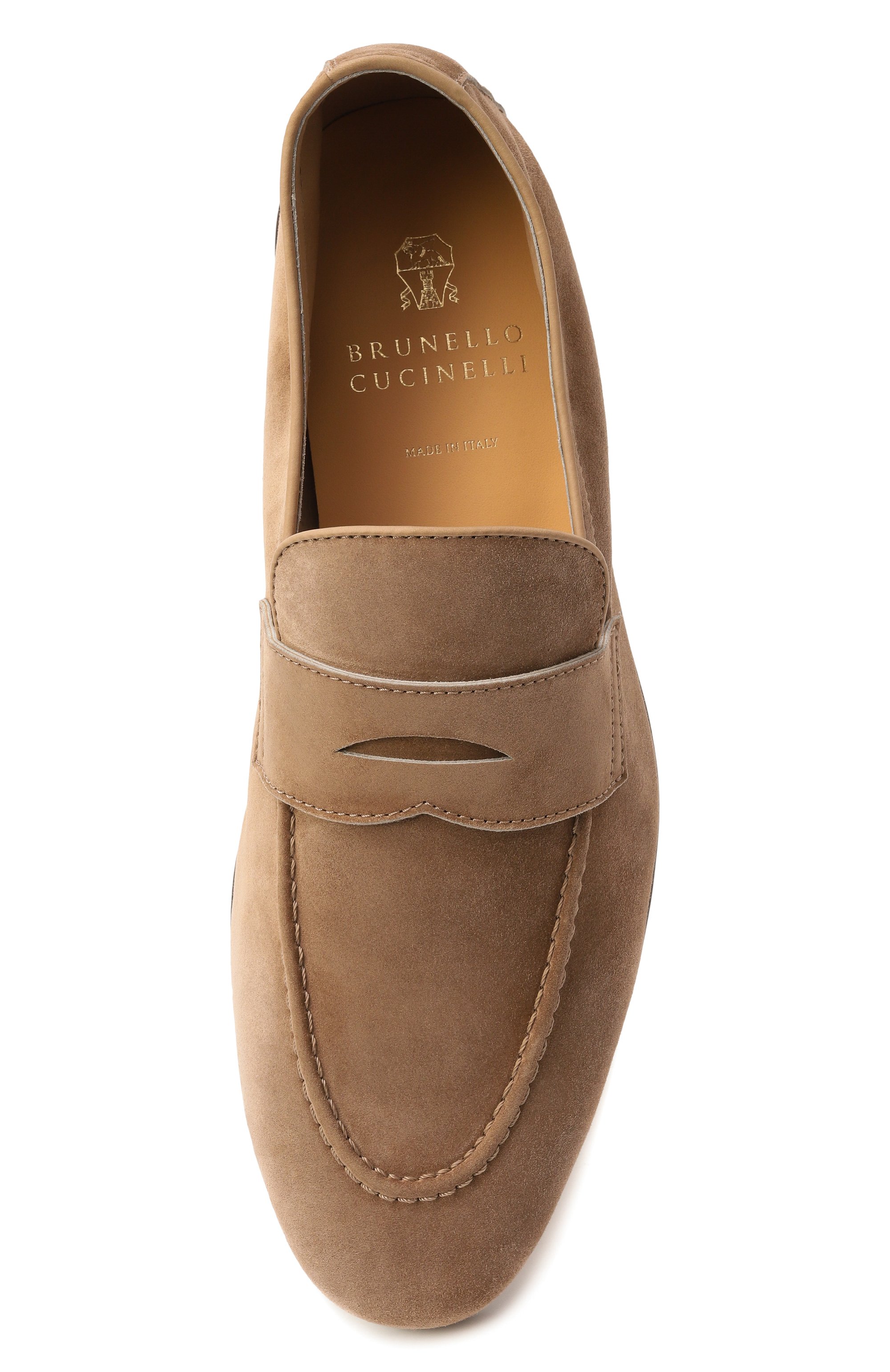 Замшевые пенни-лоферы BRUNELLO CUCINELLI, арт. MZUCAHG730, фото 6