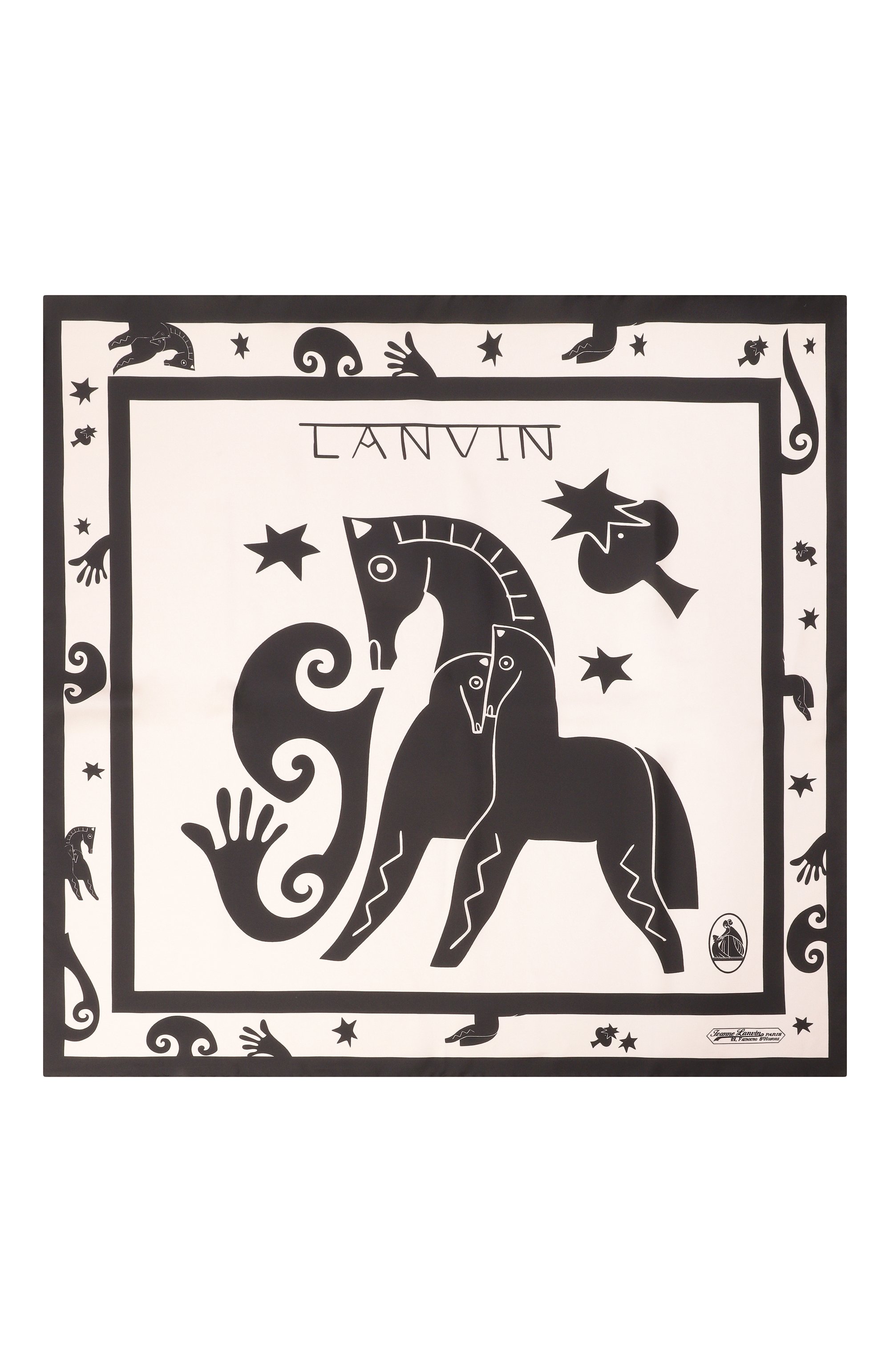 Шелковый платок LANVIN, арт. AW-SARF01-1SLN-P26, фото 4