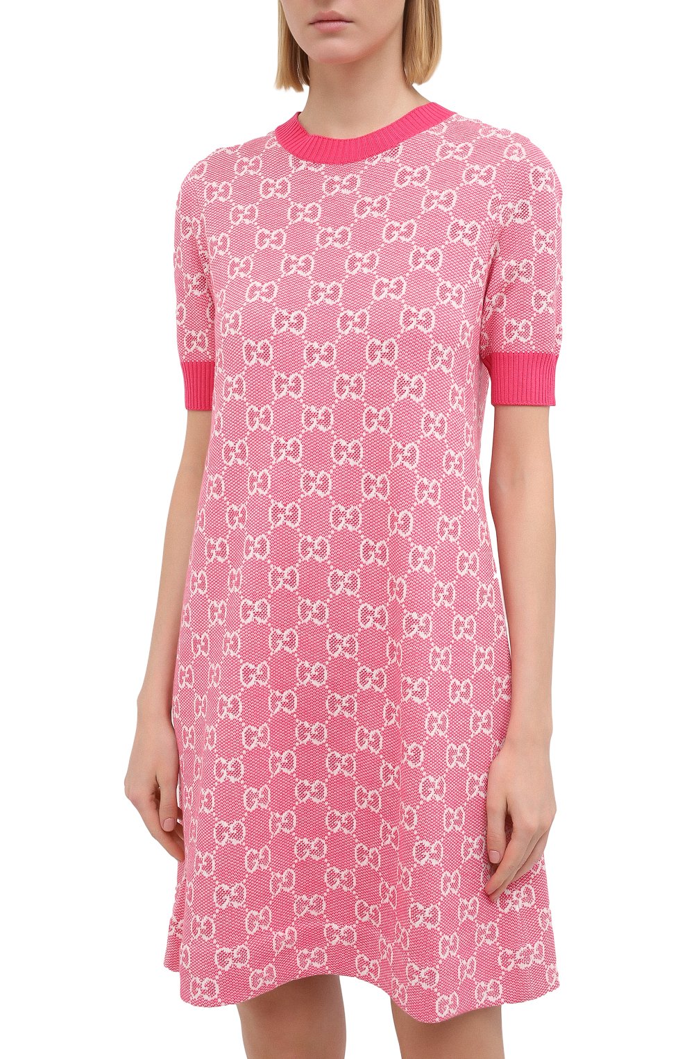Платье из шерсти и хлопка GUCCI, арт. 629464/XKBHQ, фото 3