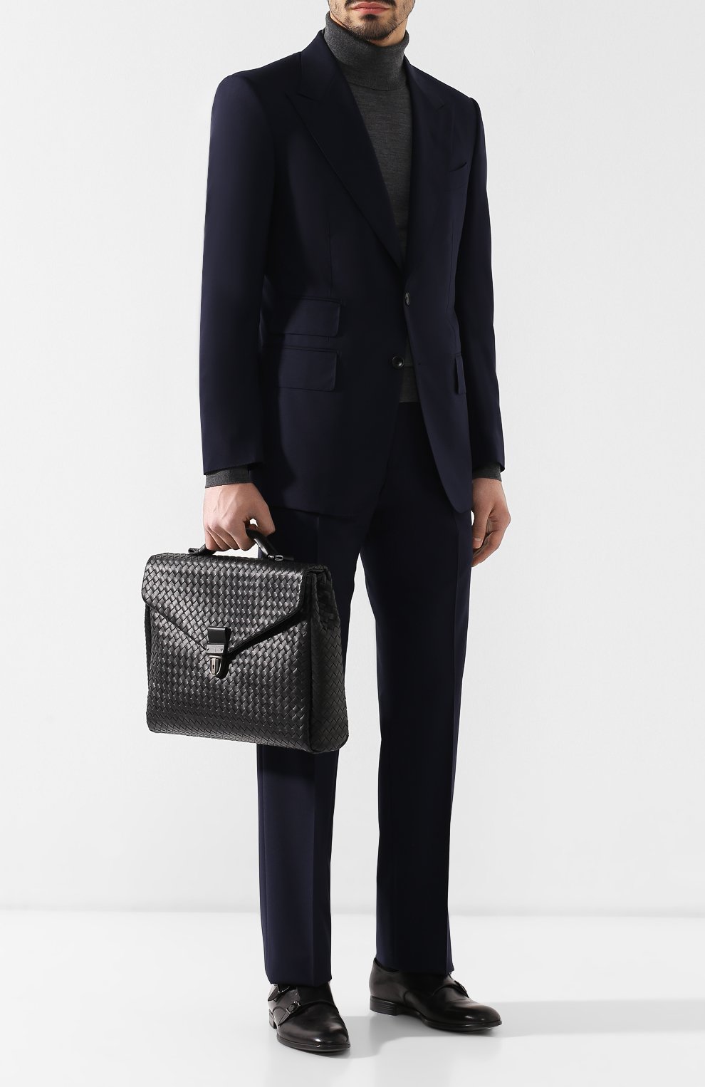 Кожаный портфель BOTTEGA VENETA, арт. 113095/V4651, фото 2