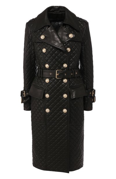 Женское кожаное пальто BALMAIN, арт. SF18910/L069