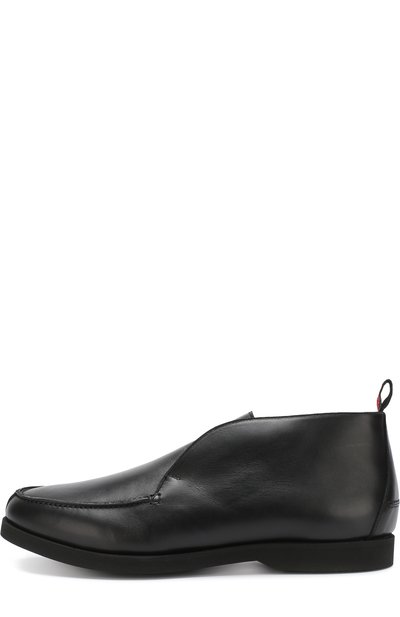 Кожаные ботинки без шнуровке с внутренней меховой отделкой KITON, арт. USSFLYN00409, фото 3