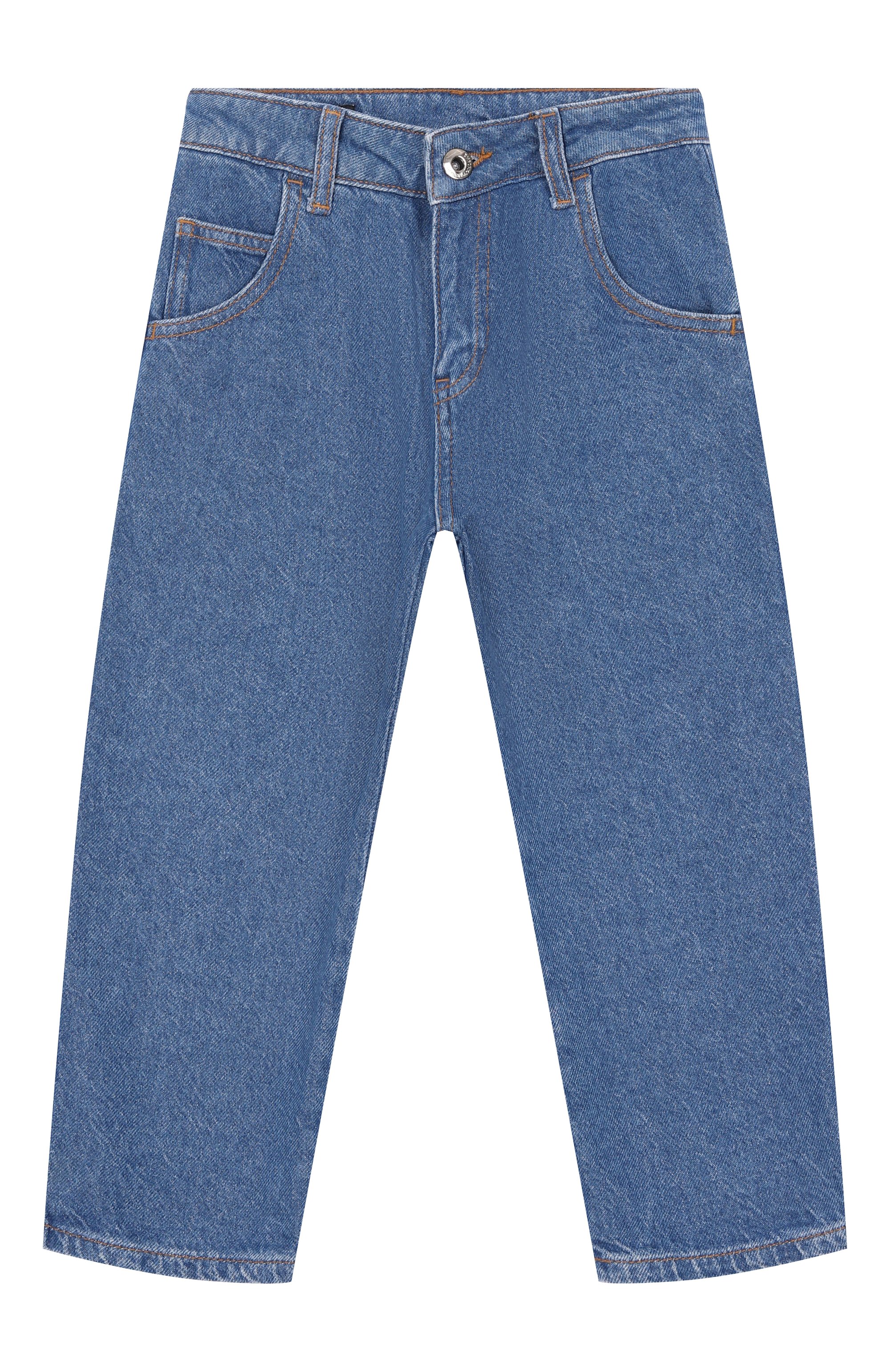 Джинсы EMPORIO ARMANI синего цвета по цене 23900 руб., арт. EB000935/AF21778, фото 1 Джинсы EMPORIO ARMANI, арт. EB000935/AF21778, фото 1