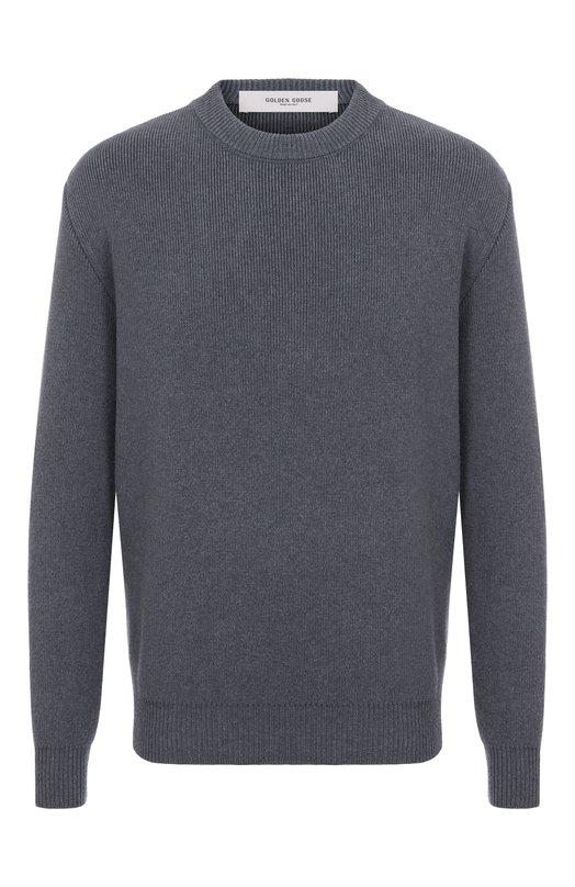 Хлопковый джемпер Golden Goose Deluxe Brand GMP00841.P000662 Серый GMP00841.P000662