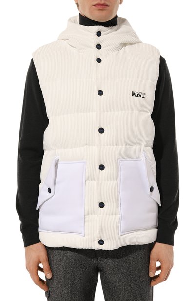 Утепленный жилет из вельвета KITON, арт. UGK079K0234F, фото 3