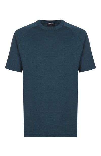 Мужская шерстяная футболка ZEGNA, арт. FCT706/UF328A9