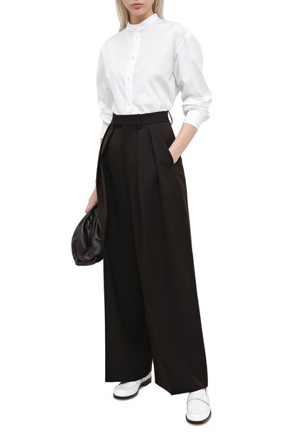 Шерстяные брюки BOTTEGA VENETA, арт. 627591/VKIS0, фото 2