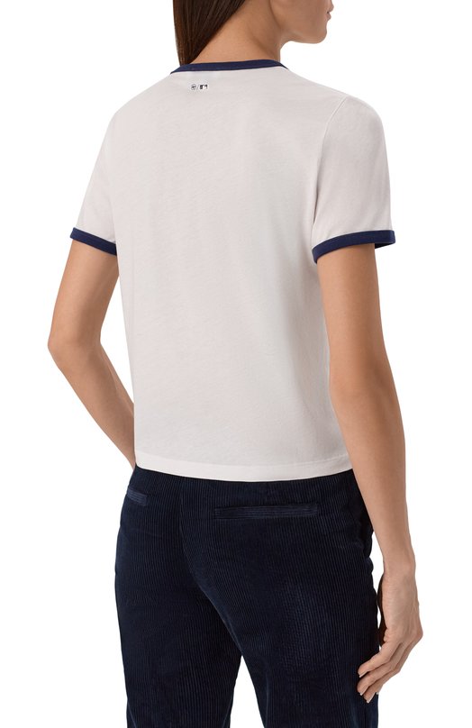Хлопковая футболка Sporty & Rich x LA Dodgers Sporty and Rich T0073627667WH50 Белый  T0073627667WH50 Фото 4