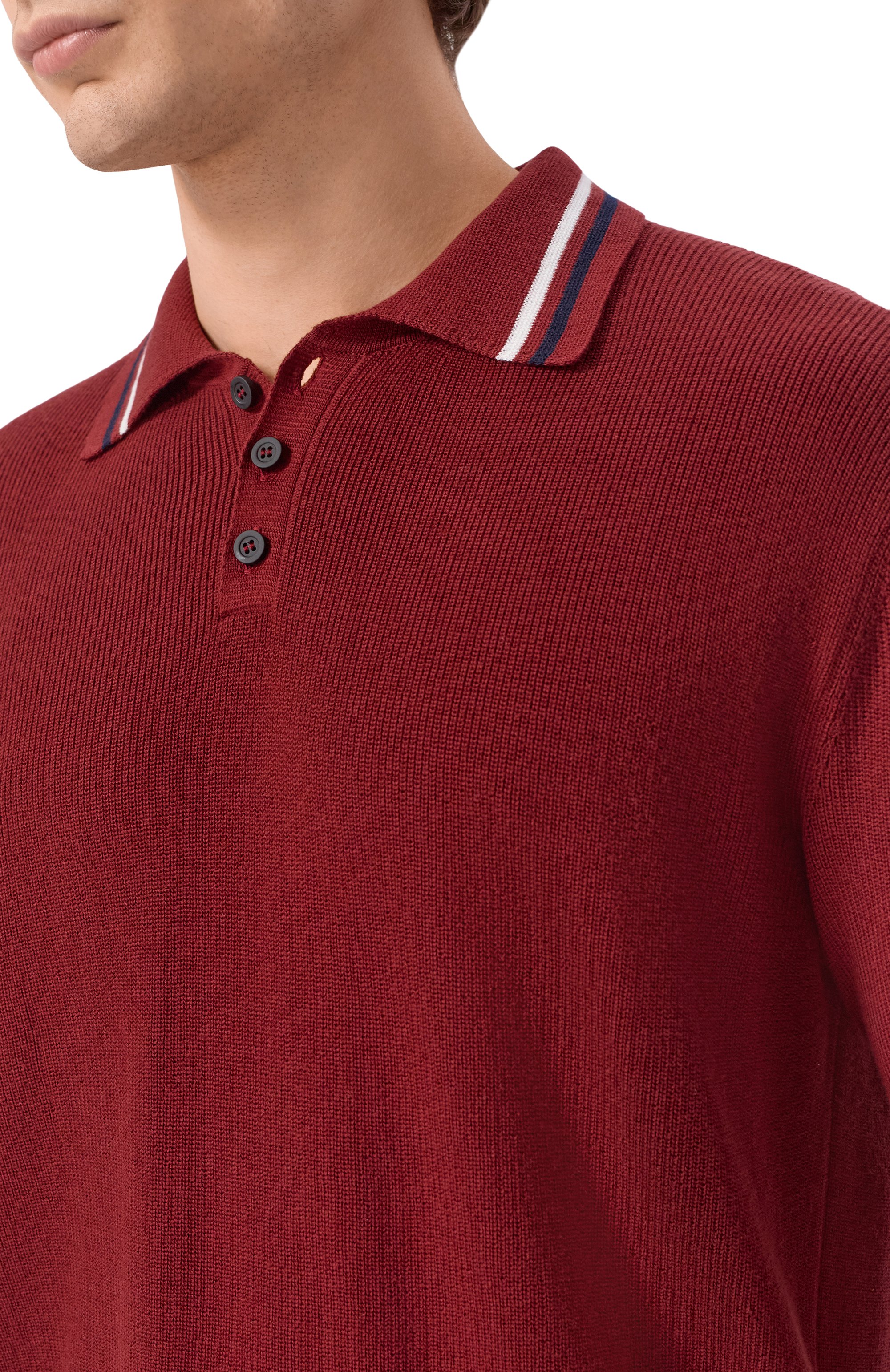 Хлопковое поло KITON, арт. UMM0737, фото 5