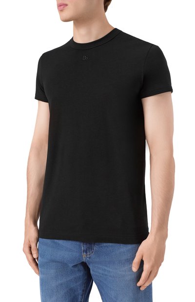 Хлопковая футболка DOLCE & GABBANA, арт. G8SX0Z/G7PIY, фото 3