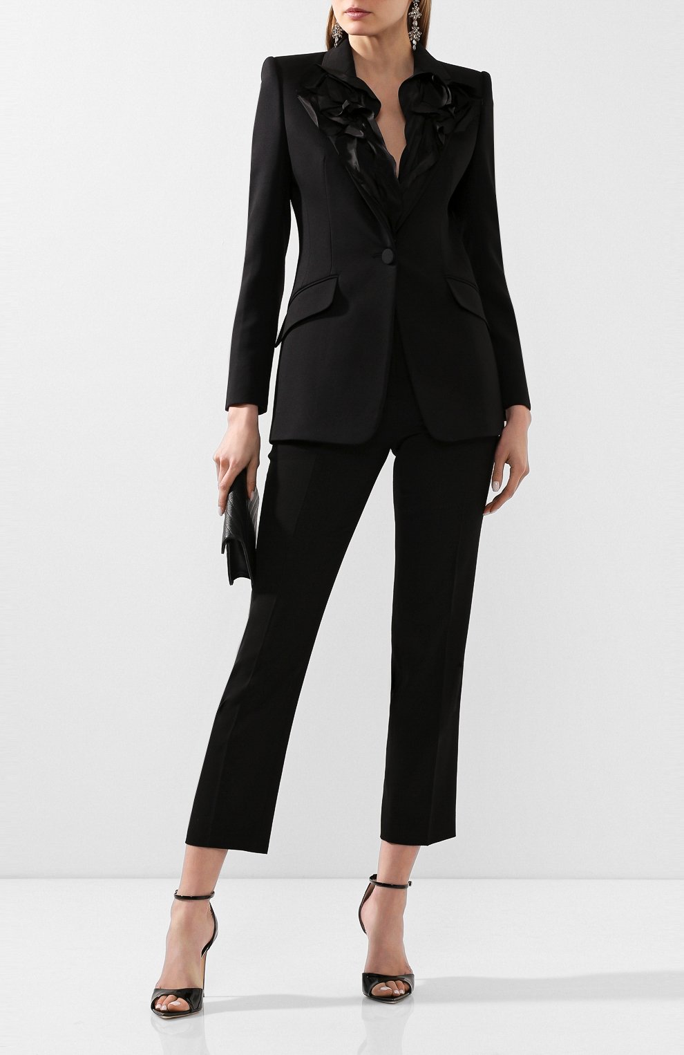 Шерстяной жакет ALEXANDER MCQUEEN, арт. 607085/QJAAA, фото 2