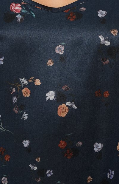 Сорочка из шелка и хлопка ANY WOWZERS синего цвета по цене 18900 руб., арт. LARA01-SLPS-BFL, фото 5 Сорочка из шелка и хлопка ANY WOWZERS, арт. LARA01-SLPS-BFL, фото 5