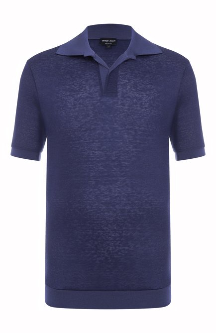 Муж�ская льняное поло GIORGIO ARMANI, арт. GM001996/TE11335
