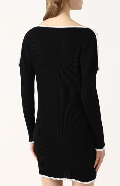 Приталенное шерстяное мини-платье с длинным рукавом SONIA RYKIEL, арт. 19171425-FB, фото 4