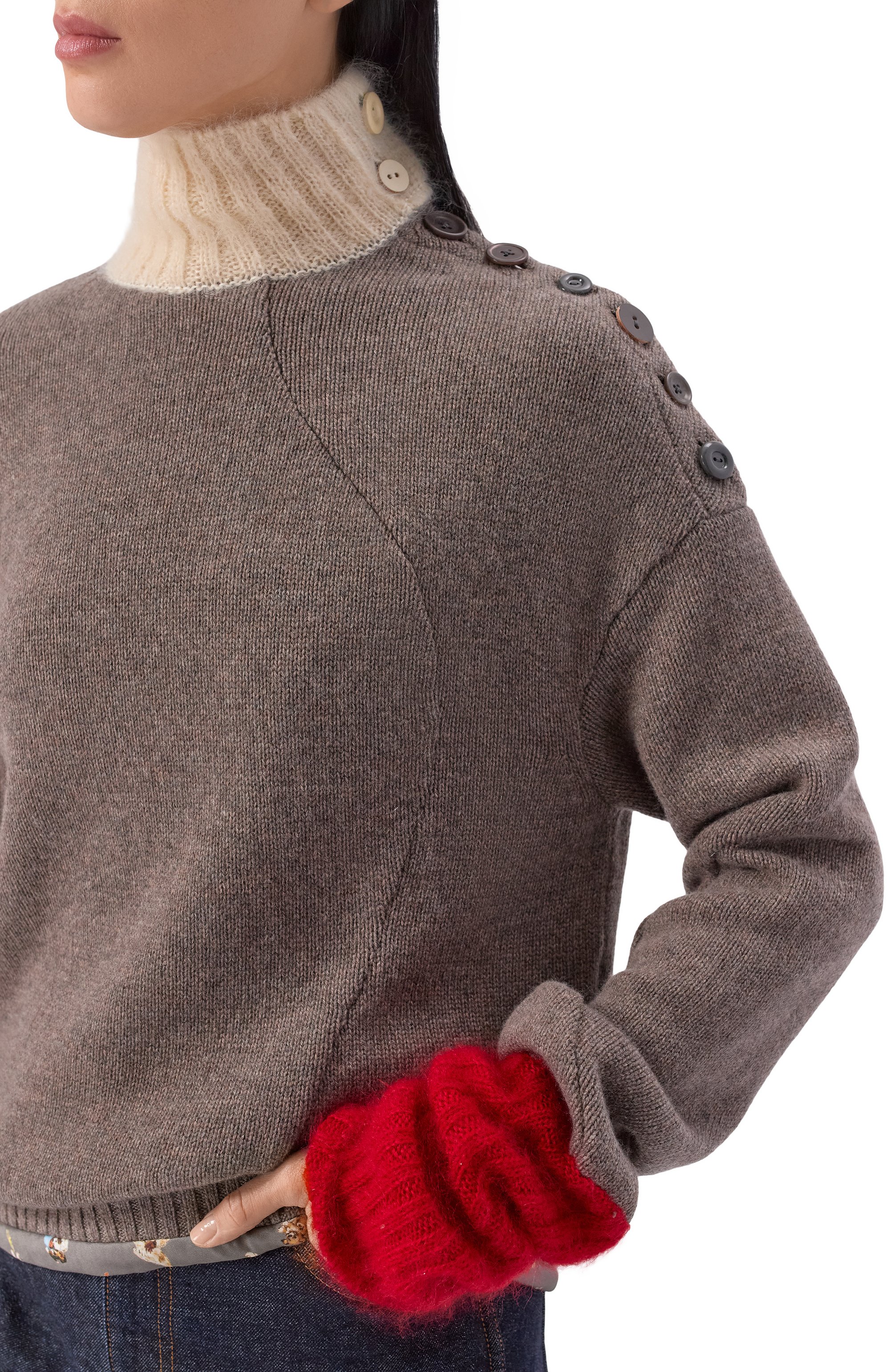 Свитер из кашемира и шерсти UNDERCOVER, арт. UC2E1905, фото 5