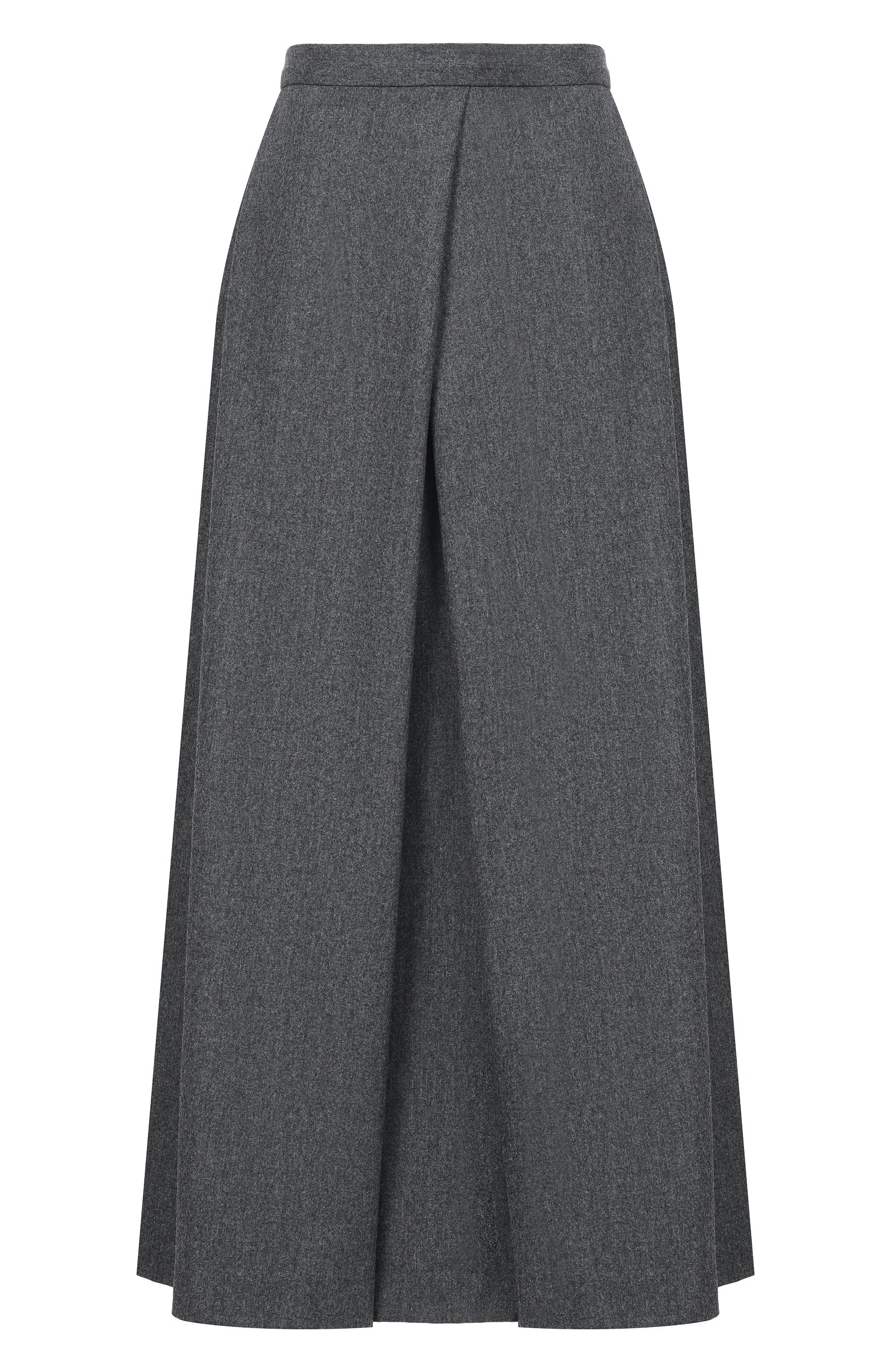 Юбка из шерсти и кашемира EMPORIO ARMANI серого цвета по цене 92600 руб., арт. EW002630/TE10537, фото 1 Юбка из шерсти и кашемира EMPORIO ARMANI, арт. EW002630/TE10537, фото 1