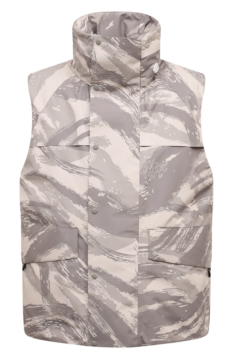 Мужской пуховый жилет moncler genius x hyke MONCLER GENIUS кремового цвета, арт. 1A000-05-M2914 | Фото 1 (Длина (верхняя одежда): Короткие; Материал внешний: Синтетический материал; Материал утеплителя: Пух и перо; Материал подклада: Синтетический материал; Драгоценные камни: Проставлено; Материал сплава: Проставлено; Мужское Кросс-КТ: жилеты-объемные; Стили: Кэжуэл)