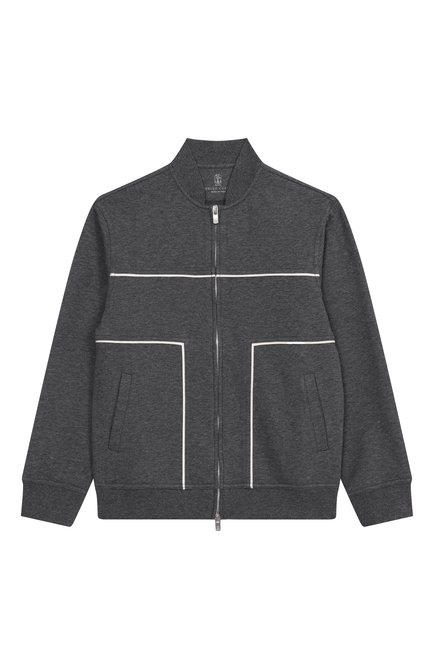 Хлопковая толстовка BRUNELLO CUCINELLI, арт. BW863E189B