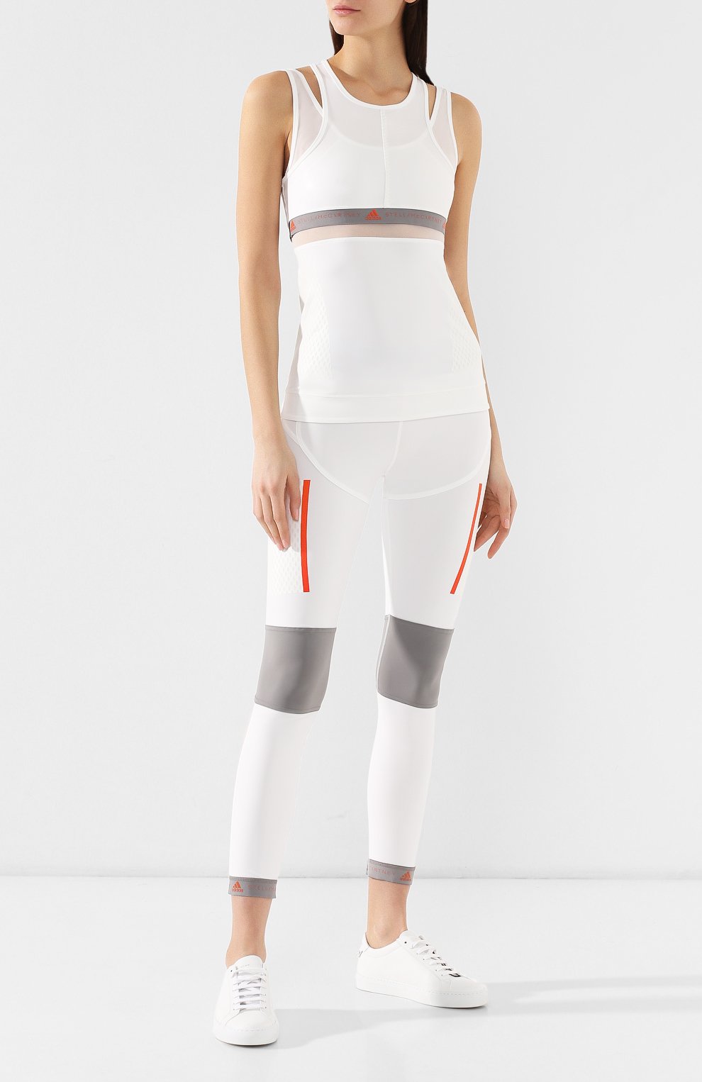 Топ ADIDAS BY STELLA MCCARTNEY белого цвета по цене 5570 руб., арт. DT9267, фото 2 Топ ADIDAS BY STELLA MCCARTNEY, арт. DT9267, фото 2