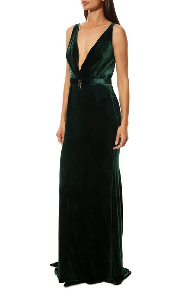 Бархатное платье OSCAR DE LA RENTA, арт. 18FN025VVT, фото 3