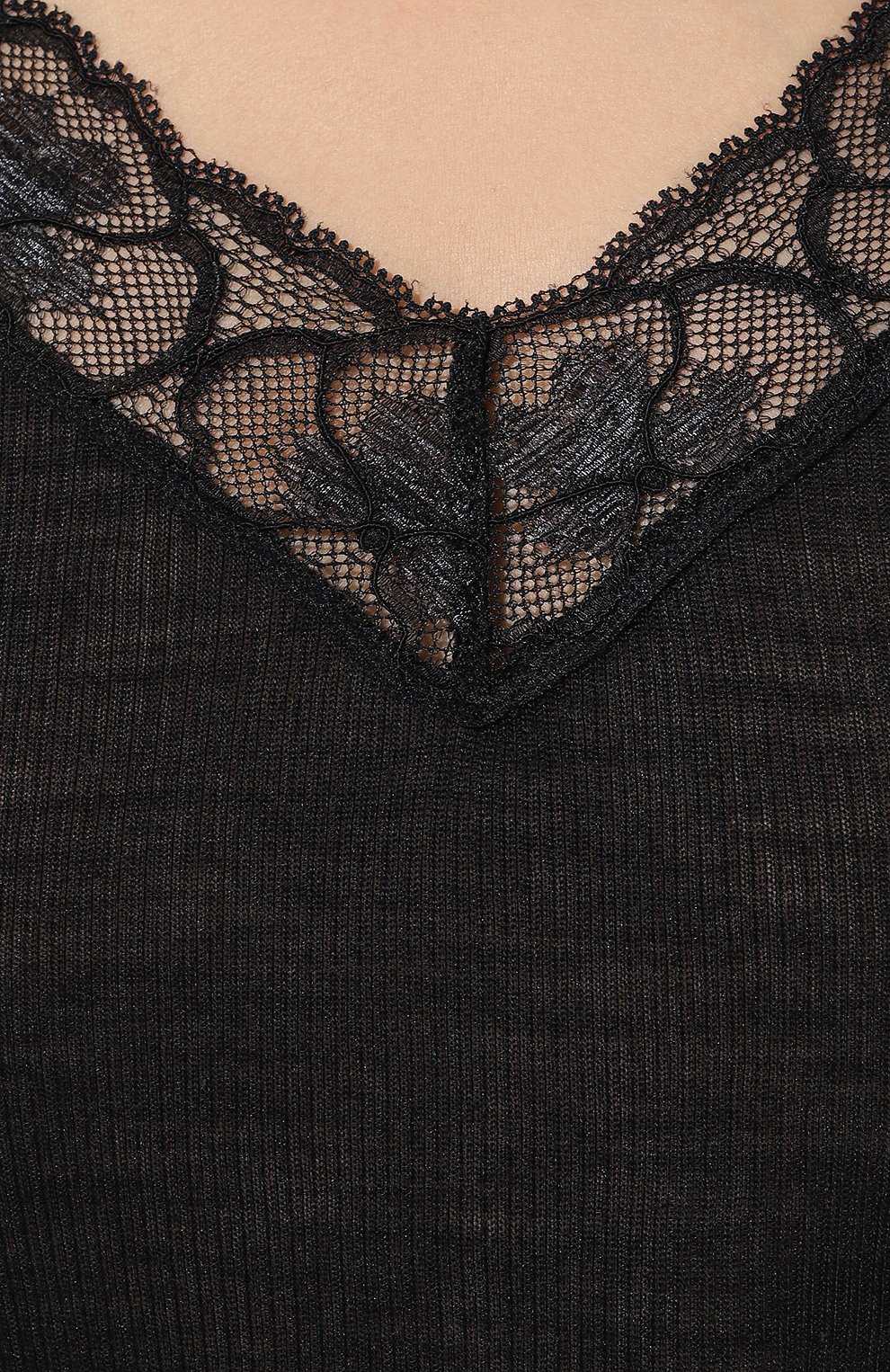 Лонгслив из шерсти и шелка HANRO, арт. 070974, фото 5