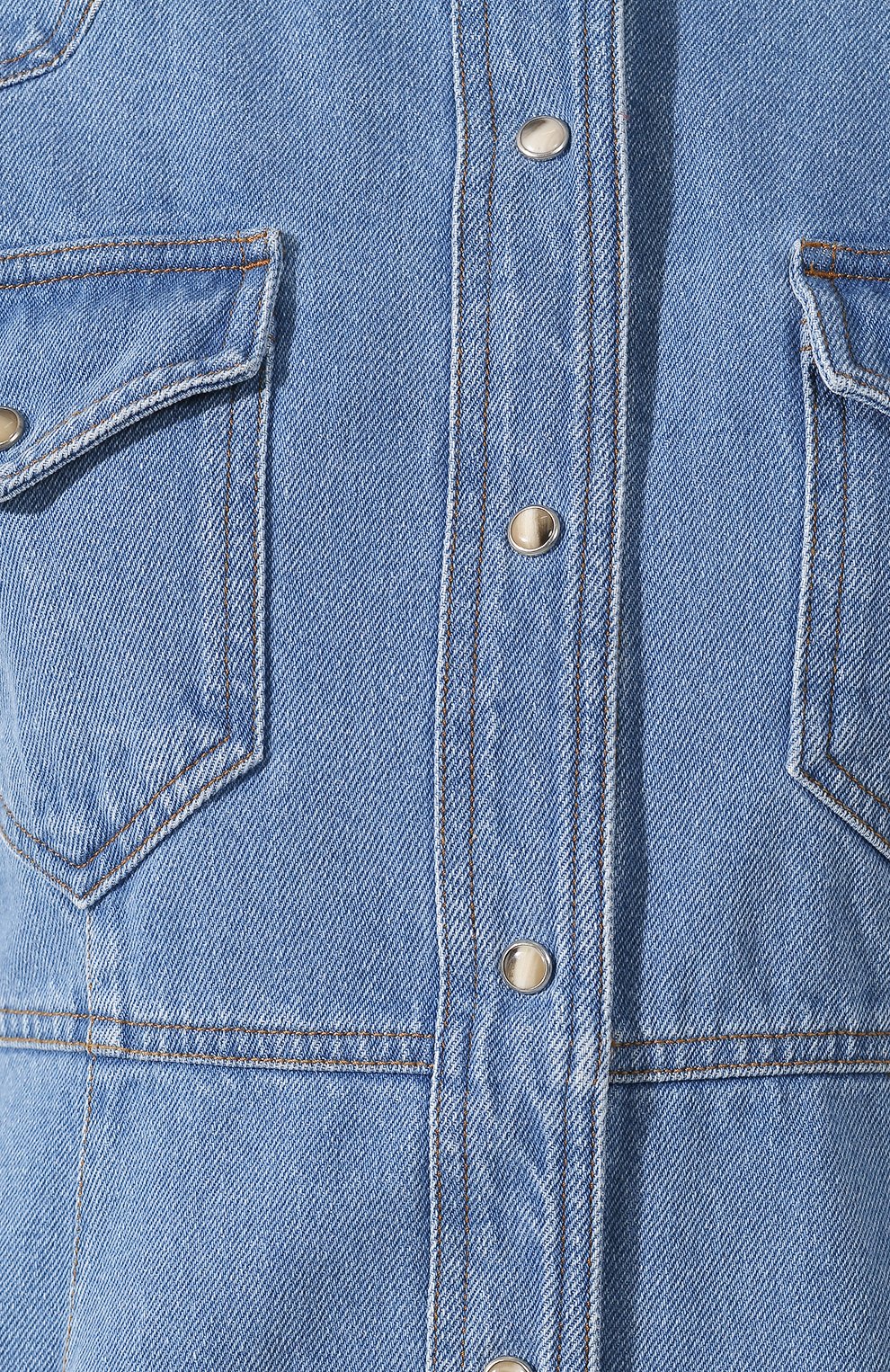 Джинсовое платье NANUSHKA синего цвета по цене 39900 руб., арт. VILMA_90`S BLUE_DENIM, фото 5 Джинсовое платье NANUSHKA, арт. VILMA_90`S BLUE_DENIM, фото 5
