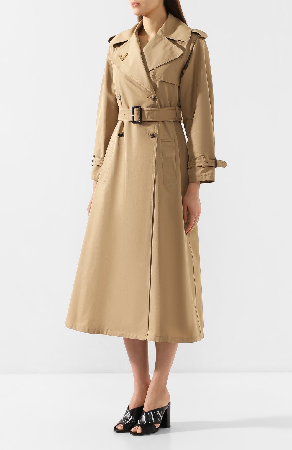 Тренч с поясом VALENTINO, арт. TB3CA4K054U, фото 3