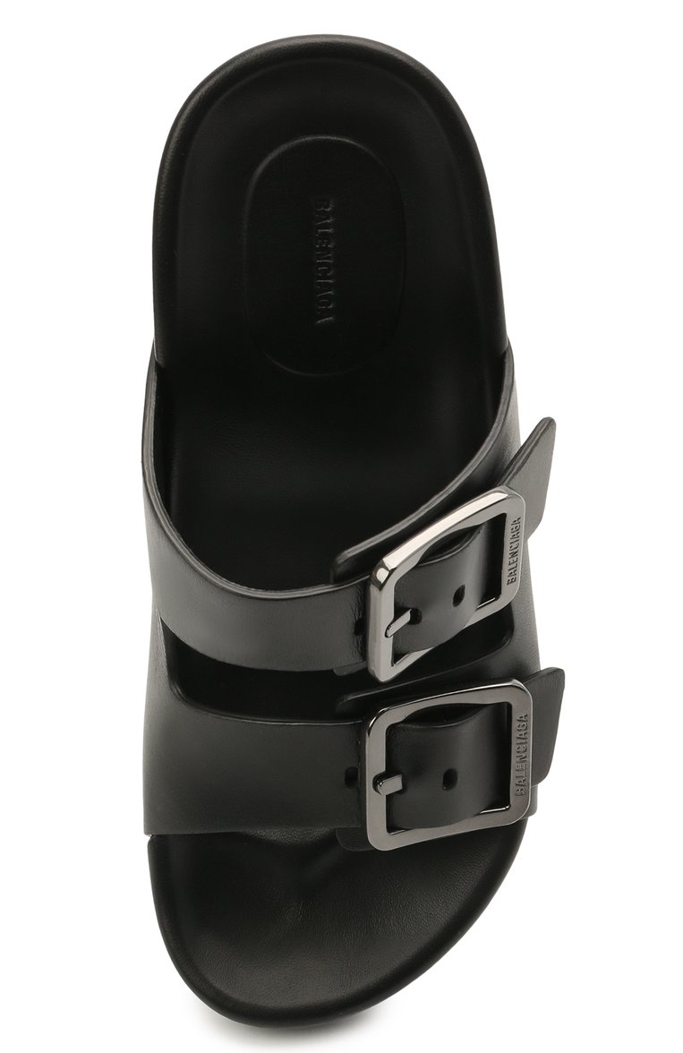 Кожаные мюли mallorca BALENCIAGA, арт. 656621/WA2M6, фото 1