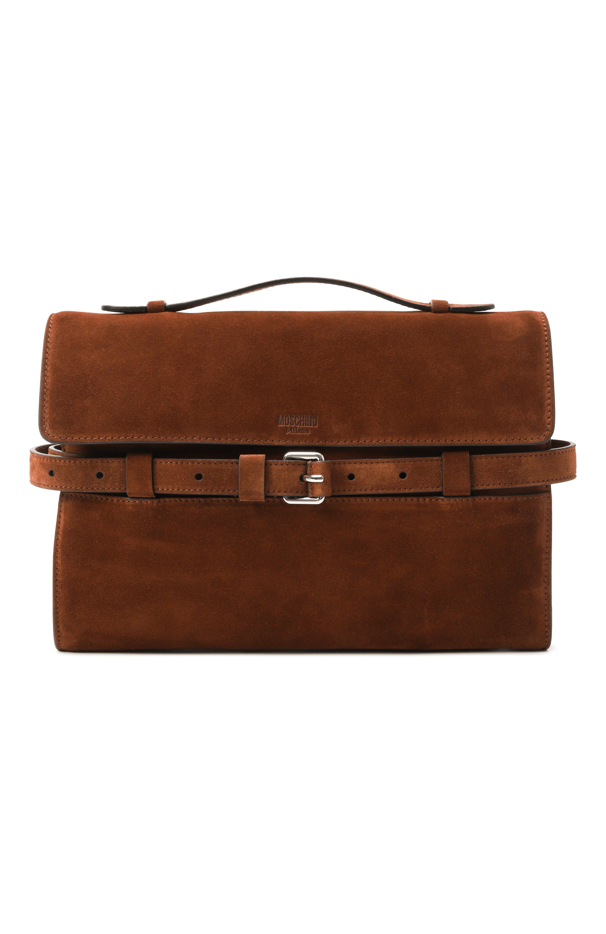 Сумка tie me MOSCHINO коричневого цвета по цене 131500 руб., арт. MC4190PP1N/0F0, фото 1 Сумка tie me MOSCHINO, арт. MC4190PP1N/0F0, фото 1