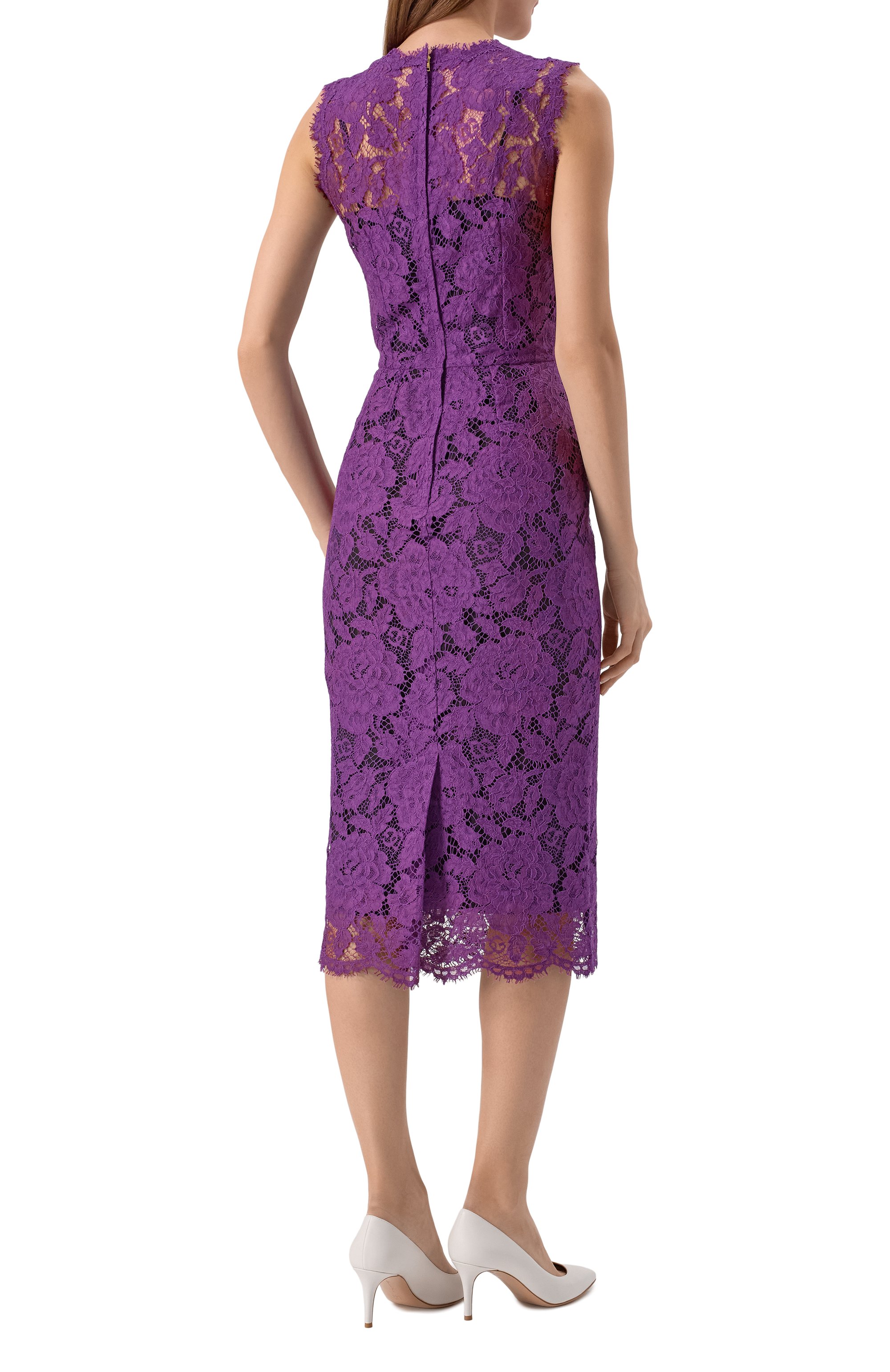 Платье из вискозы и хлопка DOLCE & GABBANA, арт. F6H0ZT/HLM7L, фото 4