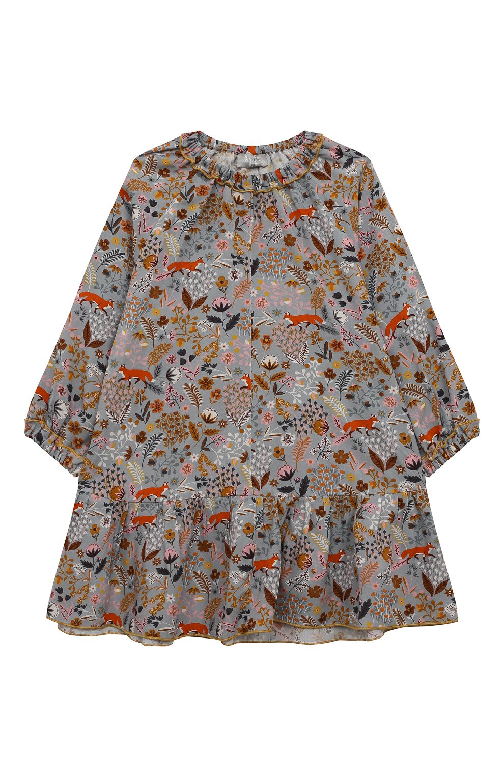 Платье из вискозы IL GUFO разноцветного цвета по цене 16400 руб., арт. A22VL491R4003/2A-4A, фото 1 Платье из вискозы IL GUFO, арт. A22VL491R4003/2A-4A, фото 1