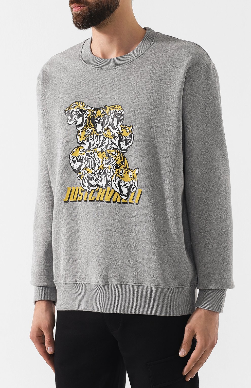 Хлопковый свитшот JUST CAVALLI, арт. S03GU0074/N25189, фото 3