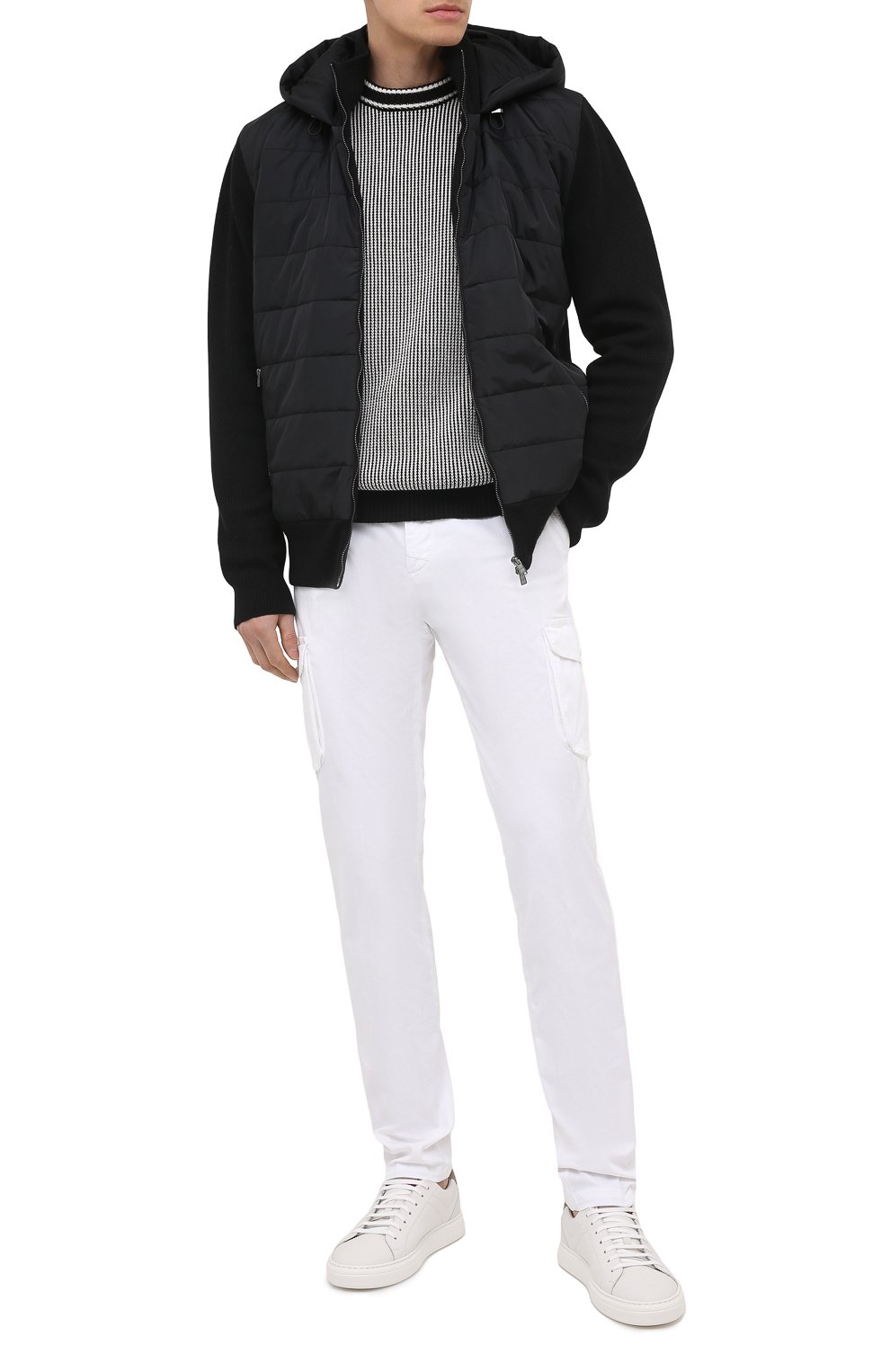 Свитер из шерсти и хлопка BOSS, арт. 50442160, фото 2