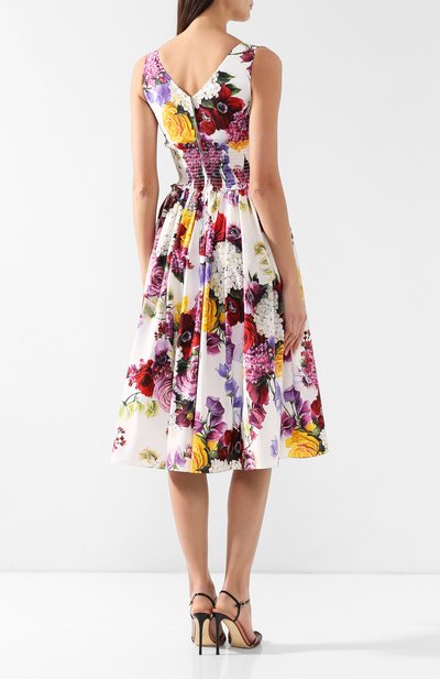 Хлопковое платье DOLCE & GABBANA, арт. F6D2ST/GDL71, фото 4